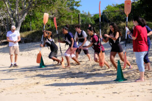 Course collective en Canoe